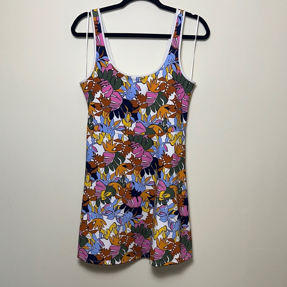 Bailey 44 Sport Women’s Floral Print Dress w/ Built In Bra  Size Medium
